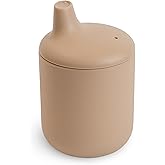 mushie 100% Silicone Baby Sippy Cup | 6 Months+ (Natural)