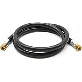 Flame King 72-inch 3/8" ID Thermoplastic Propane Hose with female flare swivels