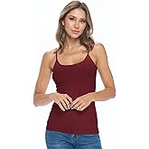 Natural Uniforms Women's Camisole Tank Top-Breathable Cotton Stretch