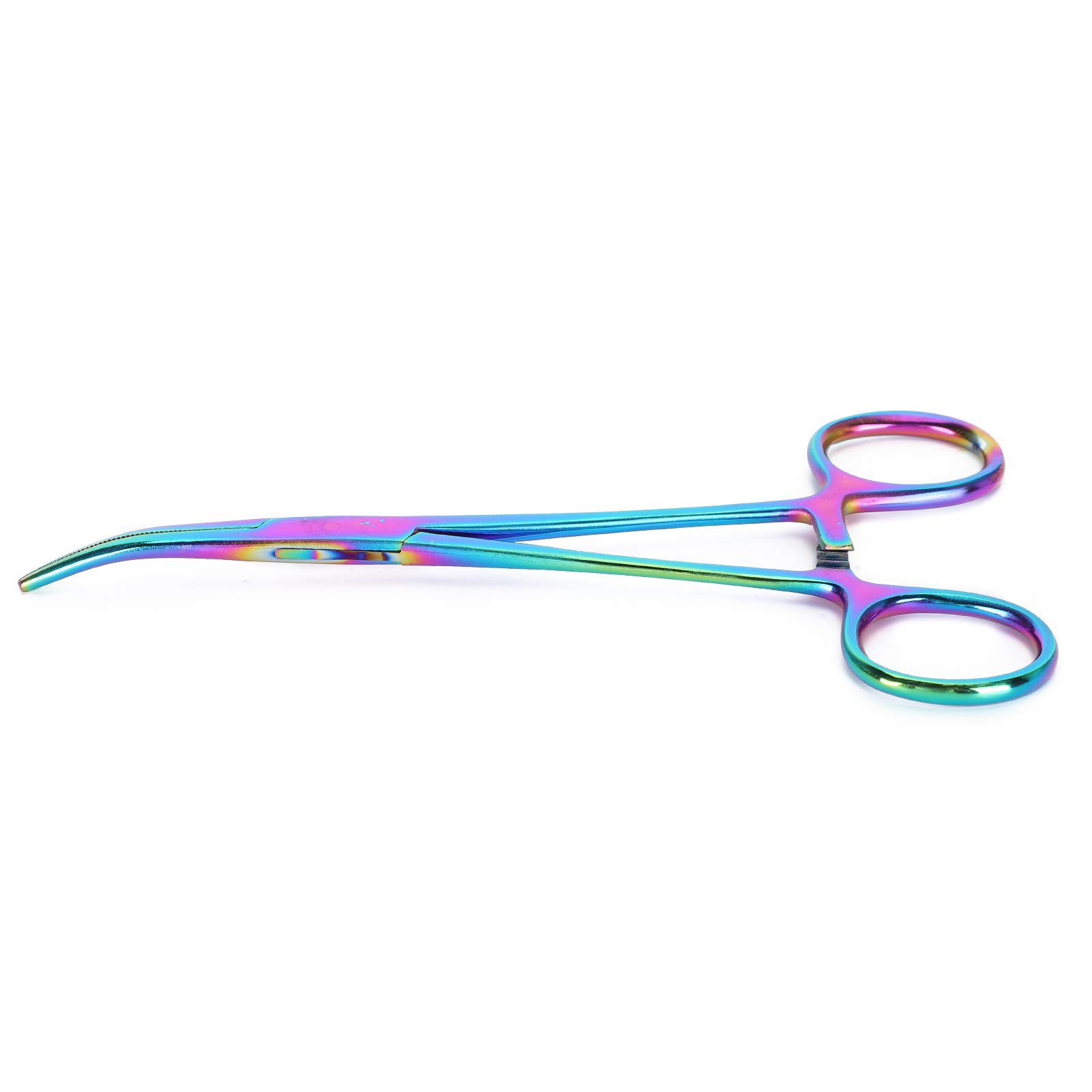 Mxtech Ergonomic Stainless Steel Ear Hair Tweezers, Pet Tweezers Clamp, Durable Anti‑slip for Pets Cat(elbow)