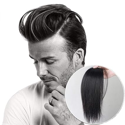 Human Hair Crown Extensions Two Clips In Quiff Backwards