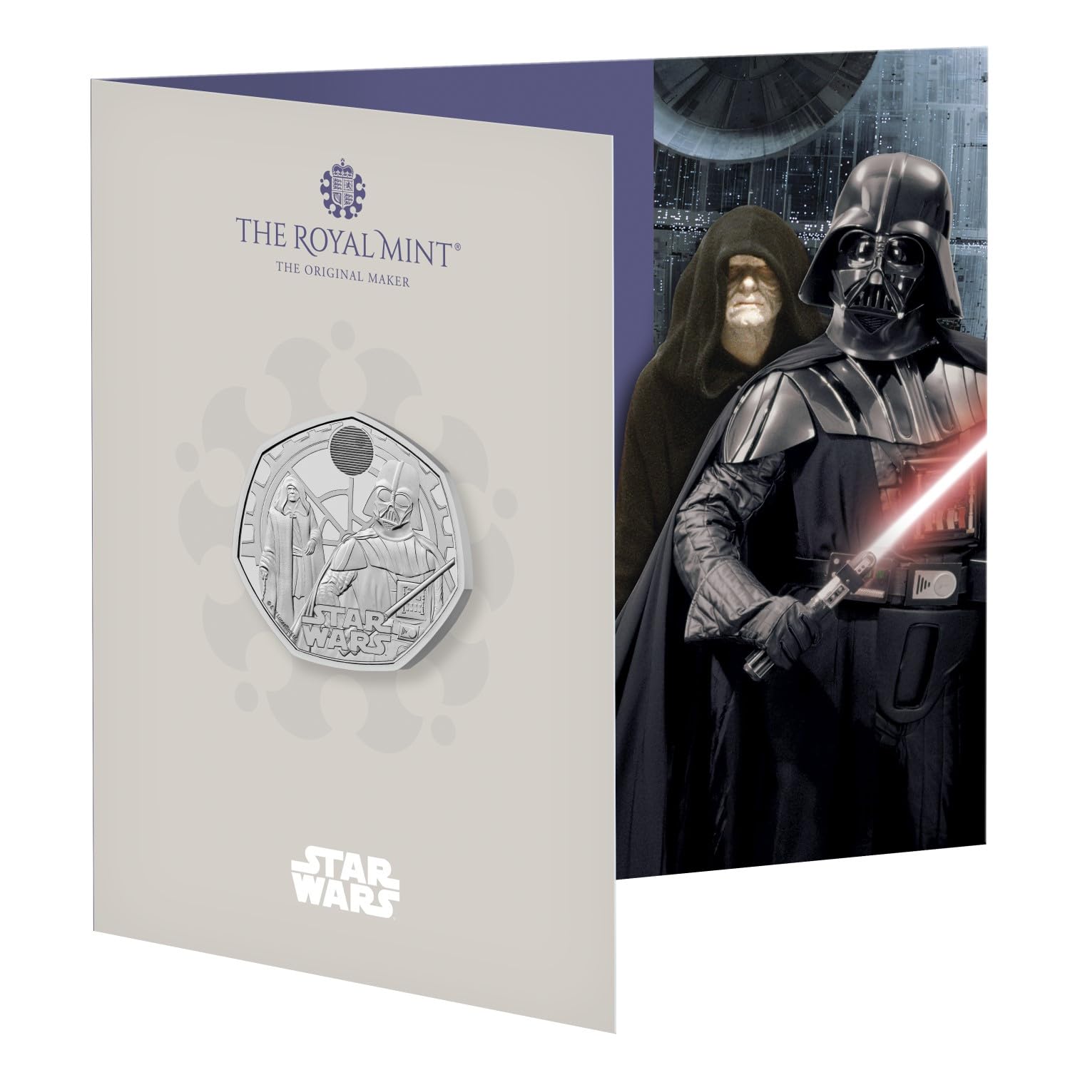 2023 Star Wars 02 Darth Vader and Emperor Palpatine UK 50p Brilliant Uncirculated Coin Mint Pack