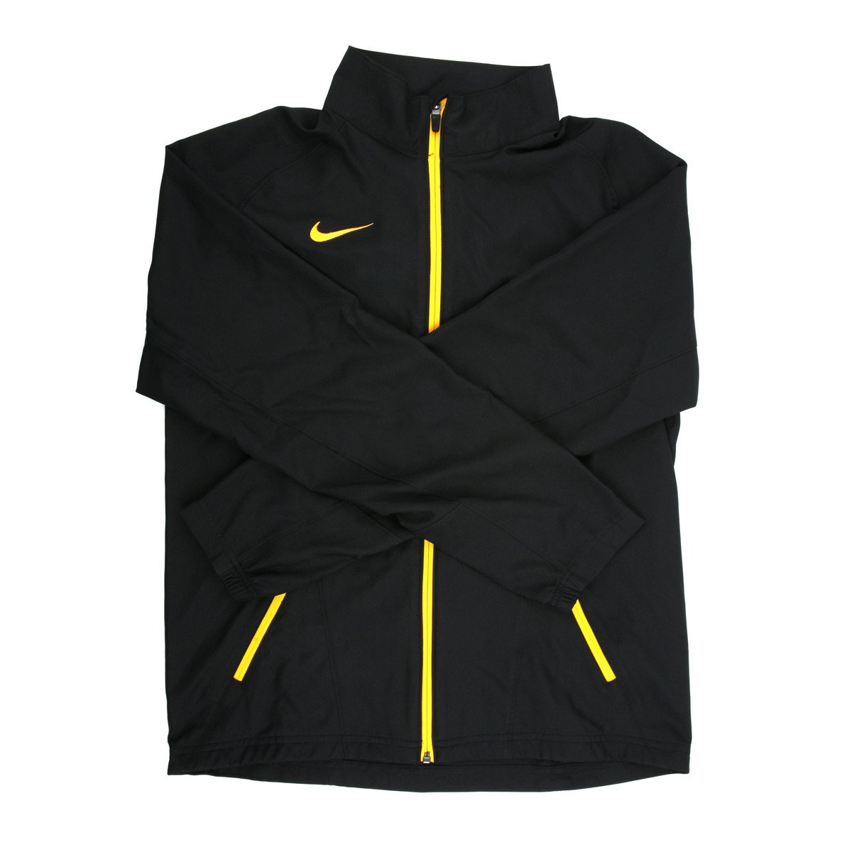 black and yellow jacket nike
