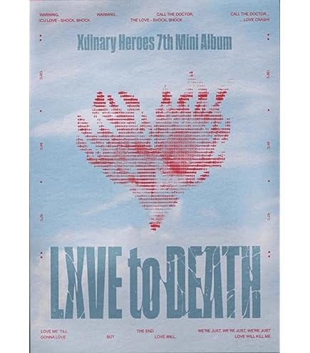 Album Mini Xdinary Heroes 'LXVE To Death' [Photobook Ver.] - Inclus CD, 104p Photobook, Cartes Aléatoires + Précommande Poster