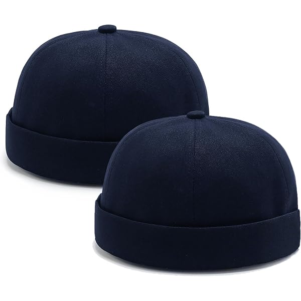 Unisex Docker Hat - Brimless Beanie Skullcap With Adjustable Fit For Men & Women - All Seasons Cap