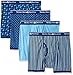 Beverly Hills Polo Club Men's 4 Pack Printed Boxer Brief,Navy Combo,Large