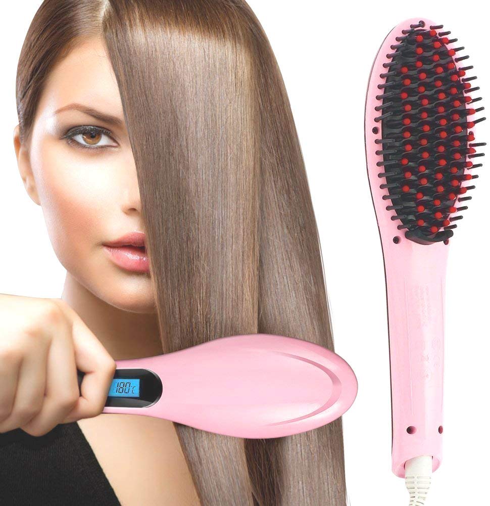 Wingclb Women S Professional Ceramic Anti Static Hair Straightener