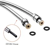 Ibergrif 1.7m Shower Hose Stainless Steel Twist Kink Leakproof Universal G1/2 view 6