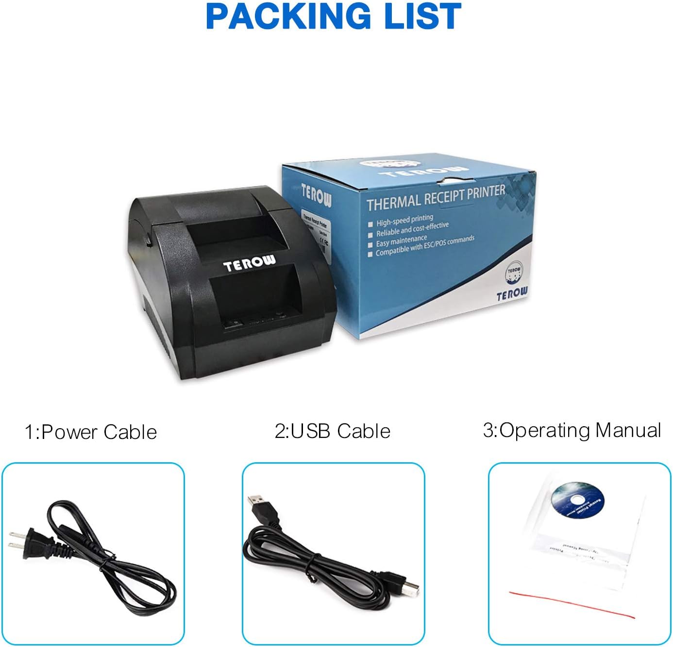 terow thermal receipt printer