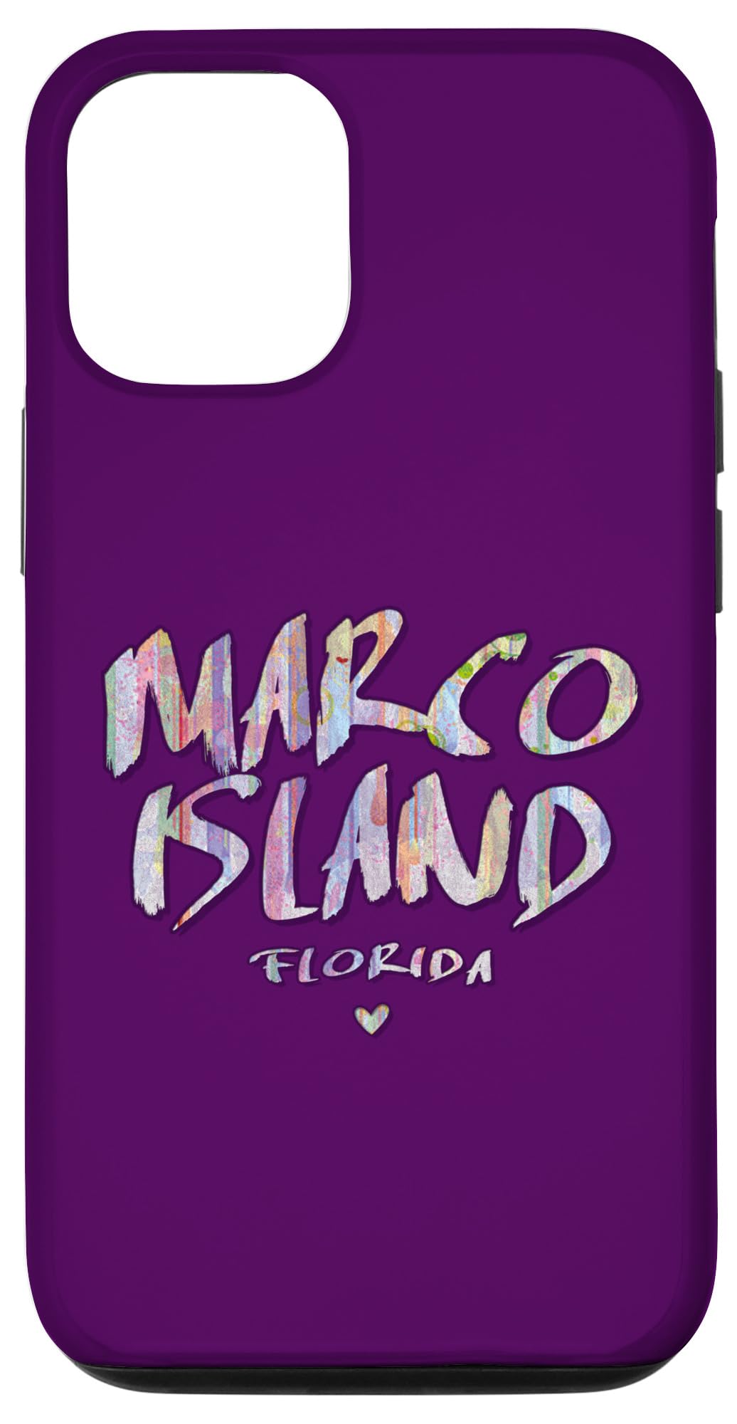 iPhone 15 Marco Island Florida - Marco Island FL Watercolor Logo Case