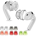 [5 Pairs] Ear Tips Cover for AirPods 4 Earbuds (2024), Soft Silicone Earbuds Cover AirPods 4 Accessories Compatible with AirPods 4th Generation Earbuds [Not Fit in Charging Case] - 5 Color