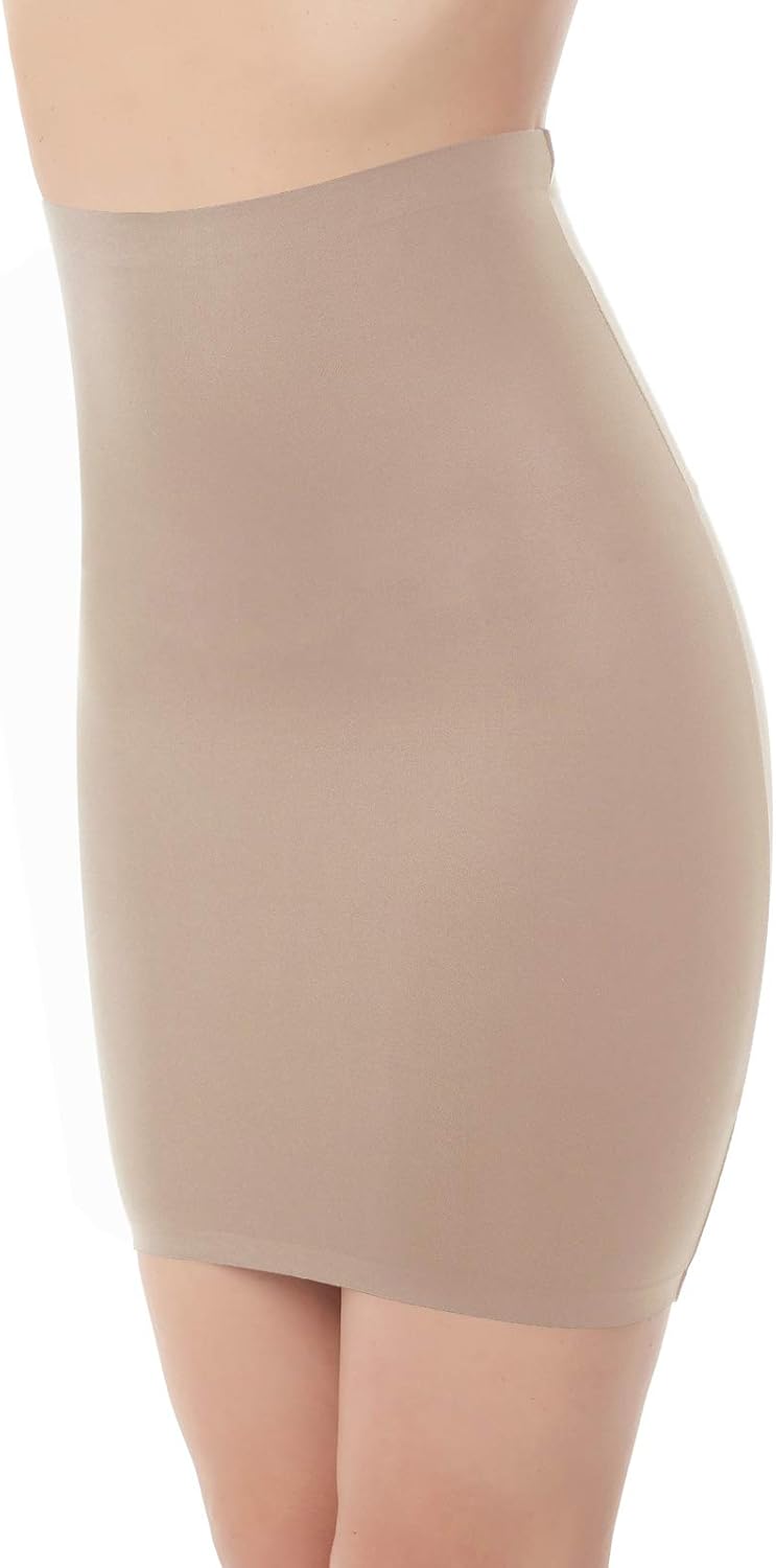 Buy Seamless Shapewear Half Slips for Women Under Dresses Tummy Control