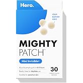 Hero Cosmetics Mighty Patch Mini Invisible+ Acne Pimple Patches, 30 Ct | X-Small 10mm, Daytime Hydrocolloid Acne Patches, for Covering Zits &amp; Blemishes, Blends Into Skin, Korean Skincare
