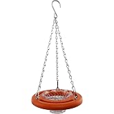 Oriole Bird Feeder, 6 Inch Orange Fruit Jelly Feeder, Baltimore Oriole Hanging Design