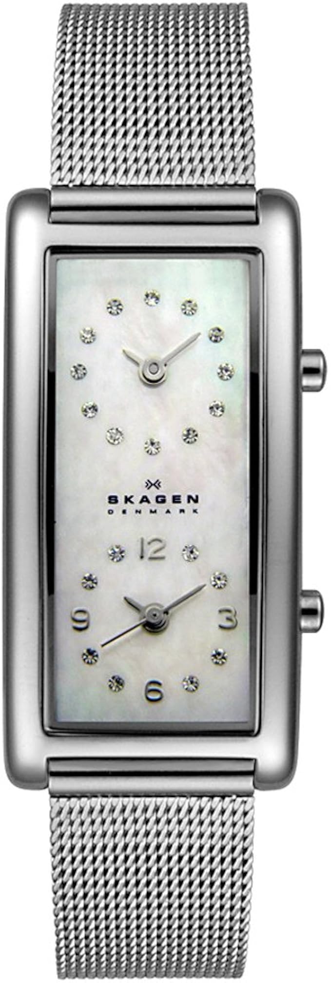 Skagen Women's 20SSSMP Steel Collection Dual Time Zone Stainless Steel