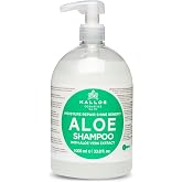 Kallos Cosmetics Moisture &amp; Repair Aloe Vera Shampoo, 33.38fl oz | Repairing Shampoo for Damaged Hair with Aloe Vera Extract and Vitamins, Nourishing Formula, Helps Cleanse and Condition Hair