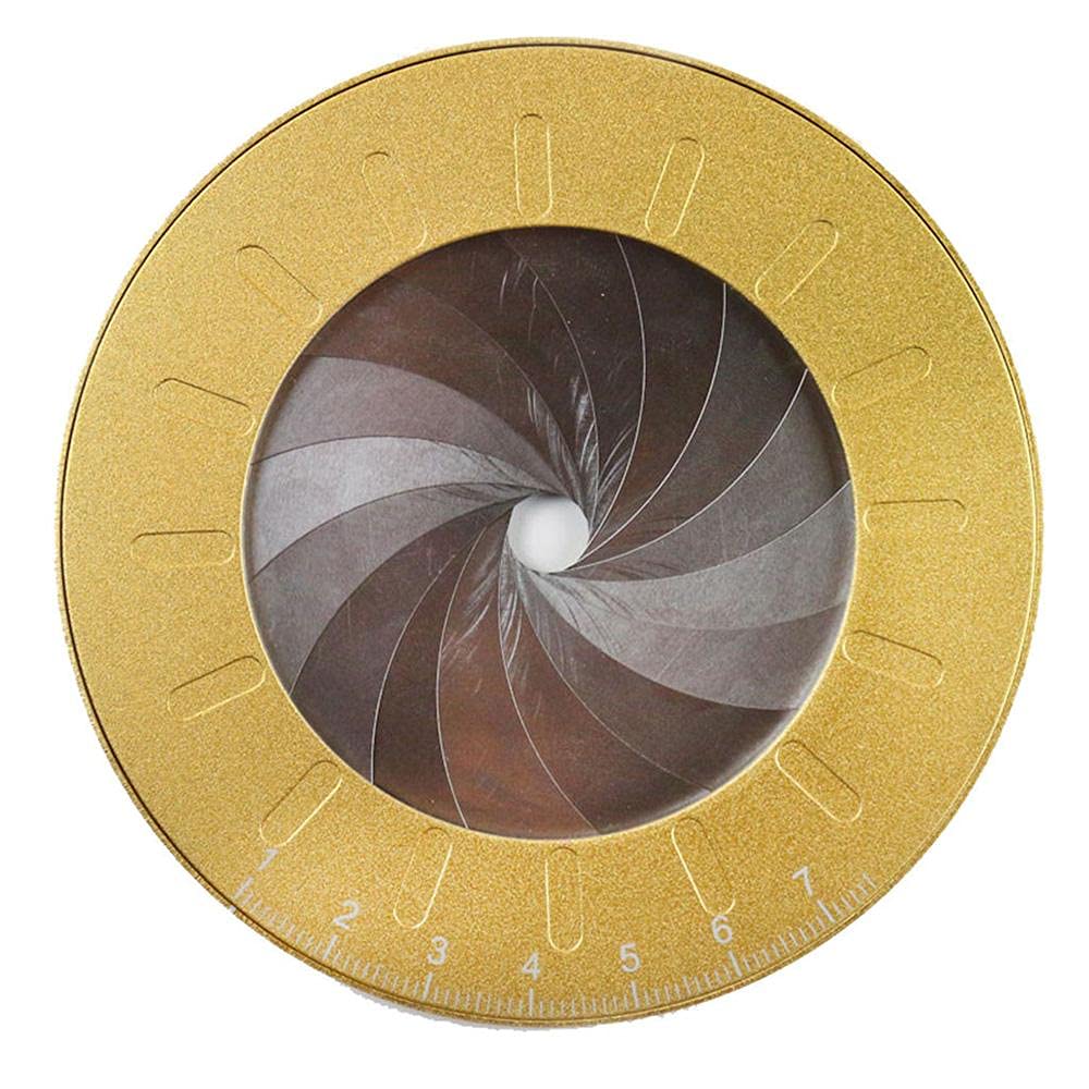 YUMILI 304 Stainless Steel Drawing Ruler for Drawing Circles