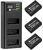 K&F Concept 2-Pack LP-E17 Battery With USB C Fast Charging For Canon EOS R10, R8, R50, Rebel T8i, T7i, T6i, T6s, SL2, SL3, EOS M3, M5, M6, EOS 200D, 77D, 750D, 760D - View #4