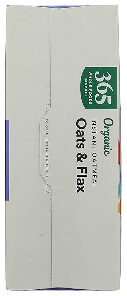 365 BY WHOLE FOODS MARKET, ORGANIC INSTANT OATS AND FLAX 8 PACK, 11.3 OZ