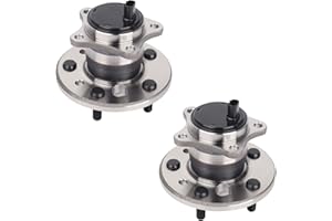 MACEL 512206 512207 Set of 2 Rear Wheel Hub Bearing Assembly Fit for 05-12 Toyota Avalon, 02-11 Camry, 02-03 Lexus ES300, 04-06 ES330, 07-12 ES350, 01-03 Toyota Highlander, 04-08 Solara W/ABS