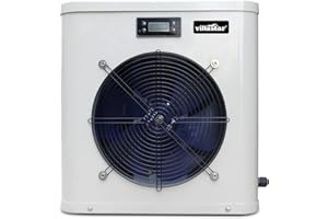 villastar Pool Heater for Above Ground Pool, Pool Heater, Pool Heat Pump 14000 BTU/hr, Up to 4000 gallons, Fit 15/18/24 Foot Pool, 110V Pool Heater Above Ground