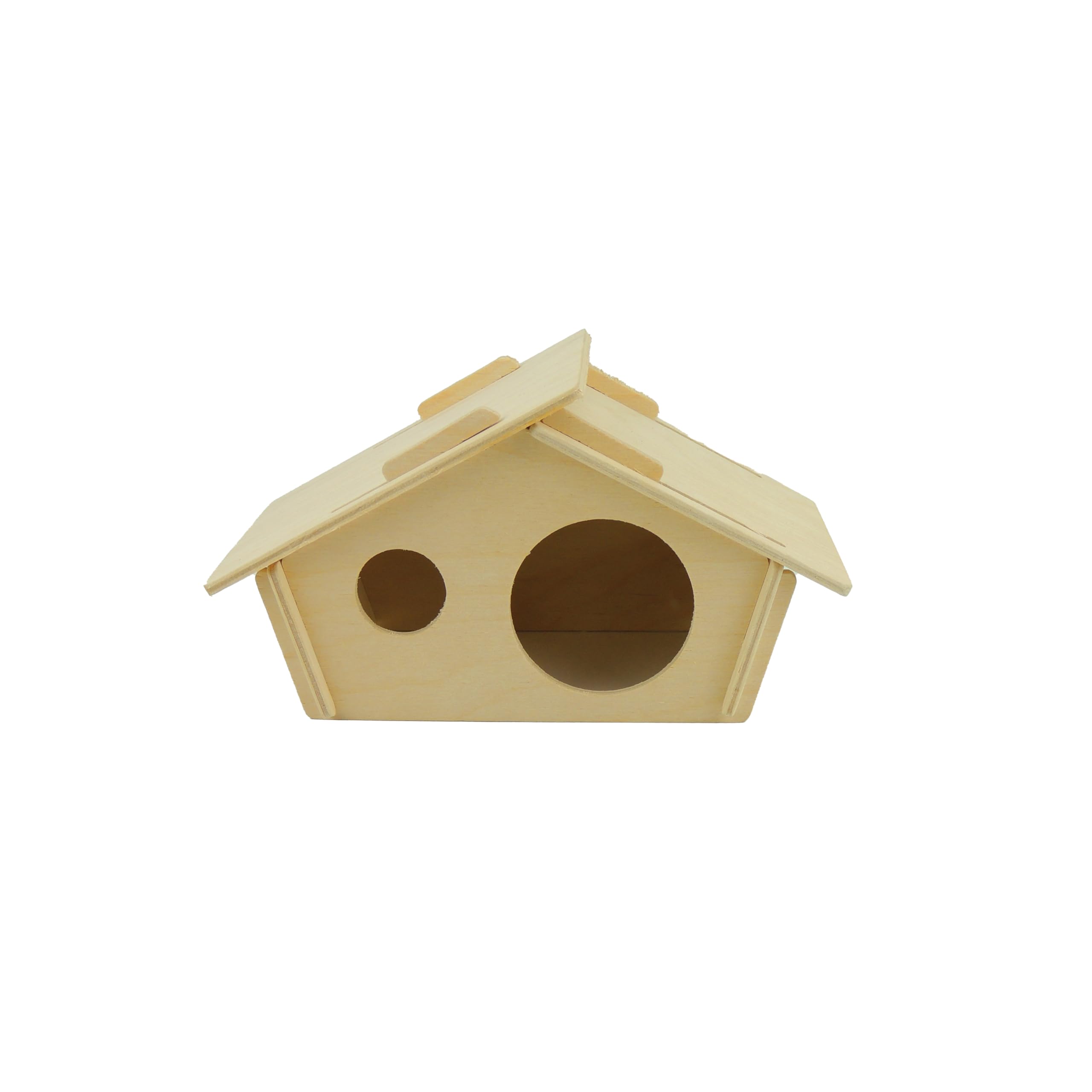 Little Friends Cozy Eco Wooden Hamster House Hideaway for Hamster