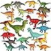 M SANMERSEN Dinosaur Figures Toys Set, 24 Pack 4''- 8'' Jurassic World Dinosaur Toys for Kids Realistic Dinosaur Figures Games Party Favor Dinosaur Decor Gifts for Boys Girls Toys