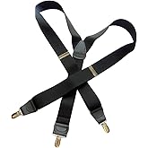Hold-Up Suspender Company Casual Series Suspenders In the Traditional Y-Back Style with USA Patented No-Slip Clips