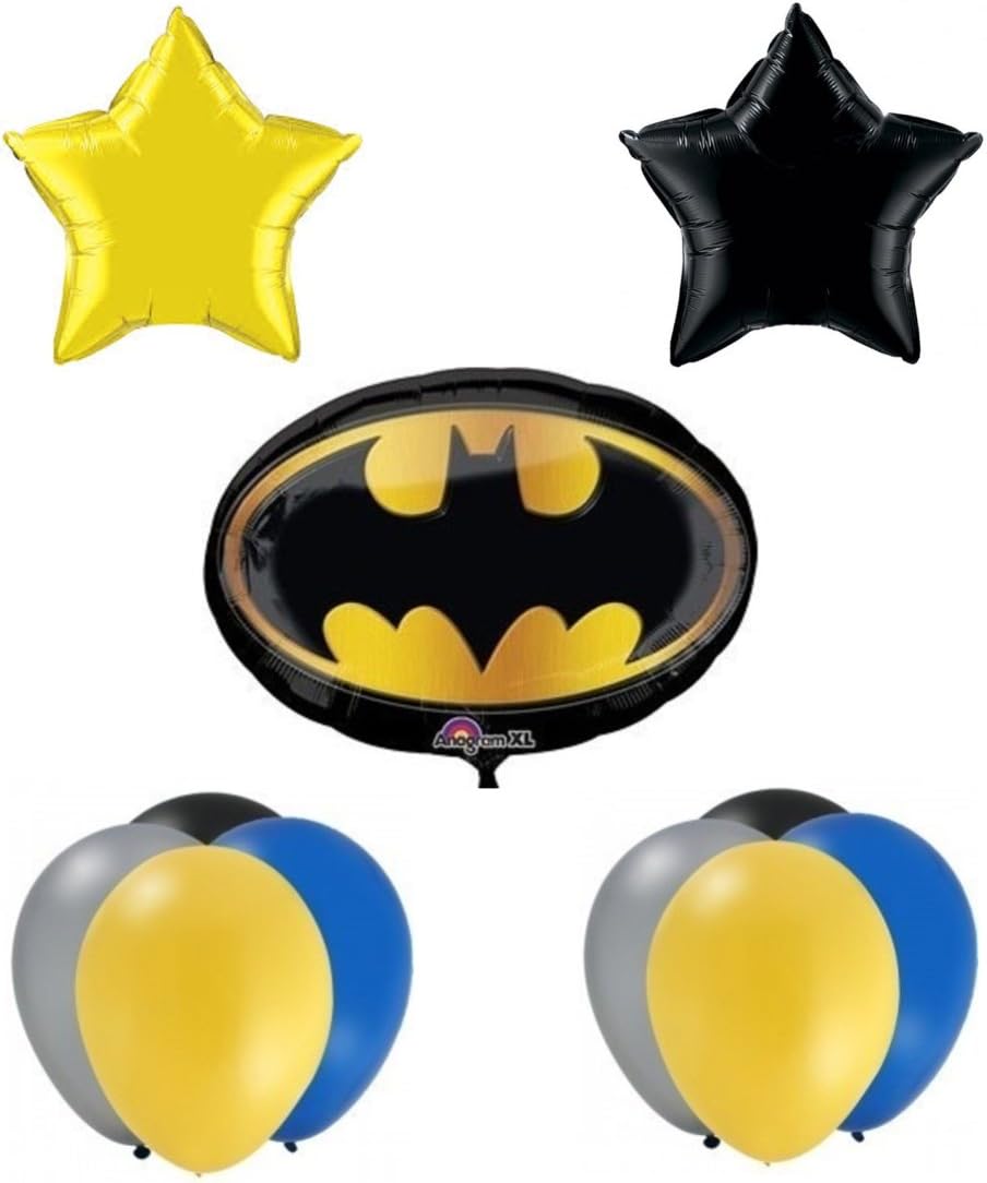 Batman Birthday Party Balloon Supplies