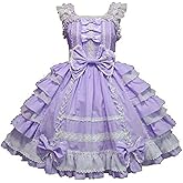 Smiling Angel Girls Sweet Lolita Dress Princess Lace Court Skirts Cosplay Costumes
