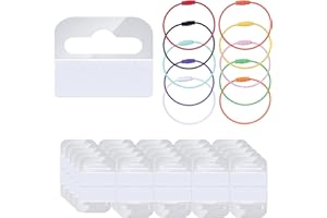 BOXOB Holder for Yoto Cards Rings and Tabs, 50pcs 1.57x1.77in Self Adhesive Tabs with 10pcs Stainless Steel Loops Carrier for Yoto Accessories Card Storage Organizer