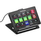 YoloLiv YoloDeck, Studio Controller Keyboard for YoloBox | 15 Customizable LCD Keys, Plug-and-play USB-C setup, Compact, lightweight, Trigger Actions on YoloBox