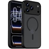 KUPEKIS Magnetic for iPhone 17 Pro Max Case, Translucent Matte, Black | Built-in Camera Cover, Compatible with MagSafe, Military Grade Protection, Anti-Fingerprint, Protective Shockproof Bumper