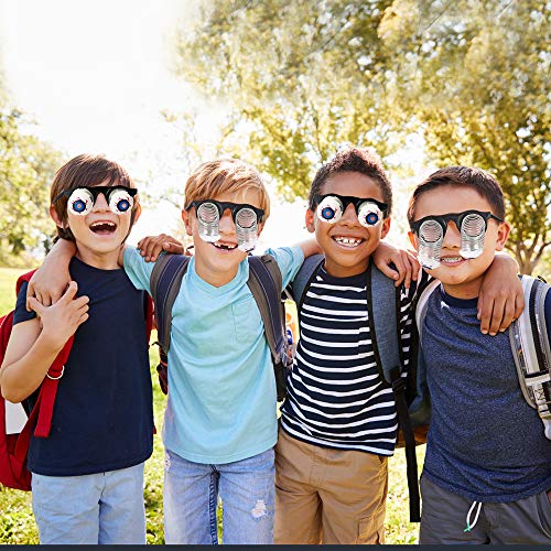 ArtCreativity Droopy Eye Glasses for Kids, Set of 2, Funny Glasses with