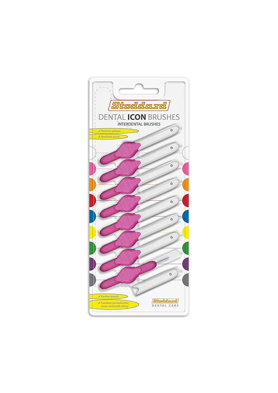 Stoddard Icon Interdental Brush - 0.4 Pink - 8 per Pack