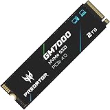 Acer Predator GM7000 2TB NVMe PCIe 4.0 M.2 SSD 7400 MB/s DRAM Cache
