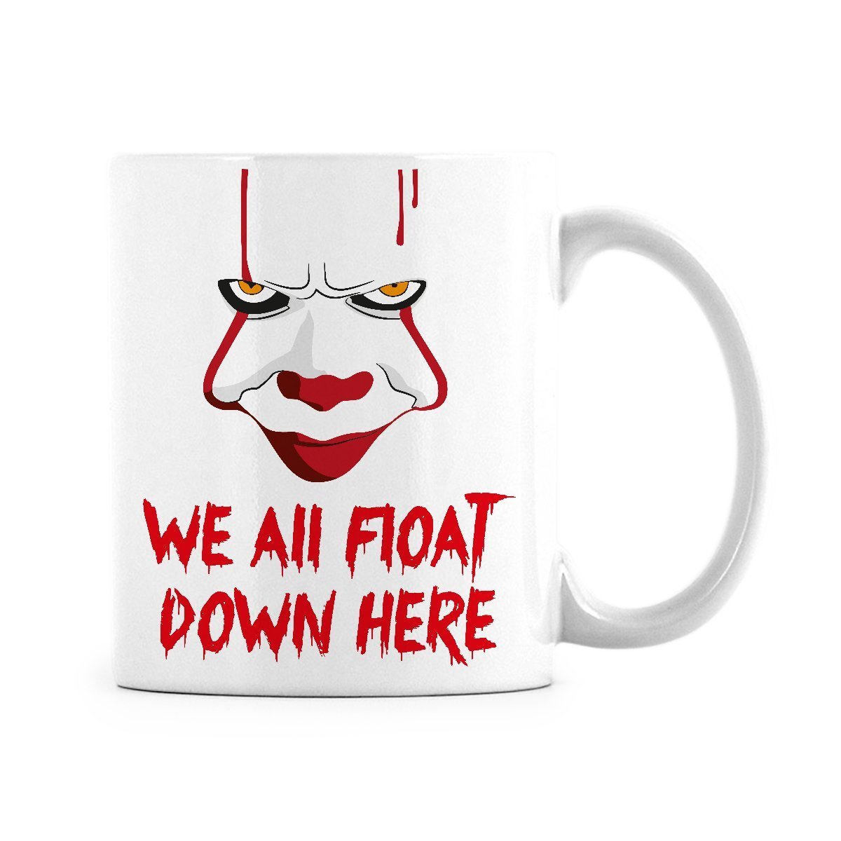Pennywise 2017 Mug IT Clown Coffee Mugs We All Float Down Here Cup (11 oz)