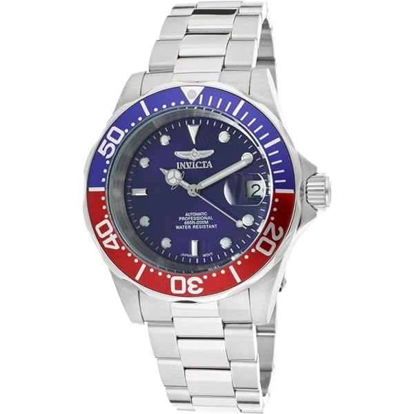 Cinturino Acciaio Oyster 20-22-24 Mm Per Orologi Invicta Diver Sport - Acciaio/Oro