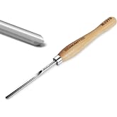 M2 Cryo HSS 3/8" Spindle Gouge with Beech Handle, for Spindle Woodturning, Woodlathe Chisel Tools.