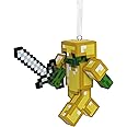 Hallmark Minecraft Zombie with Sword and Armor Christmas Ornament, Resin