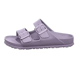 Birkenstock Women's Mules Open Toe Sandals, Silber