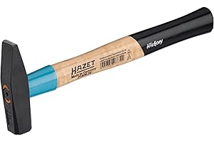 HAZET Engineer's Hammer BluGuard 2140N-30, 300 mm Length, 300 g Hammer Head, with Wedge Screw for Maximum Safety, Quality Ste