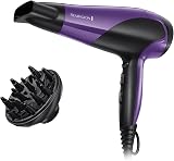 Remington D3190 2200W Ionic Hair Dryer Purple Diffuser Concentrator 3 heat