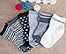 CUBACO Baby Boy Socks, 12 Pairs Non Skid Anti Slip Cotton Grip Socks for Toddler Baby Toddler Boy 12-24 months with Gripper