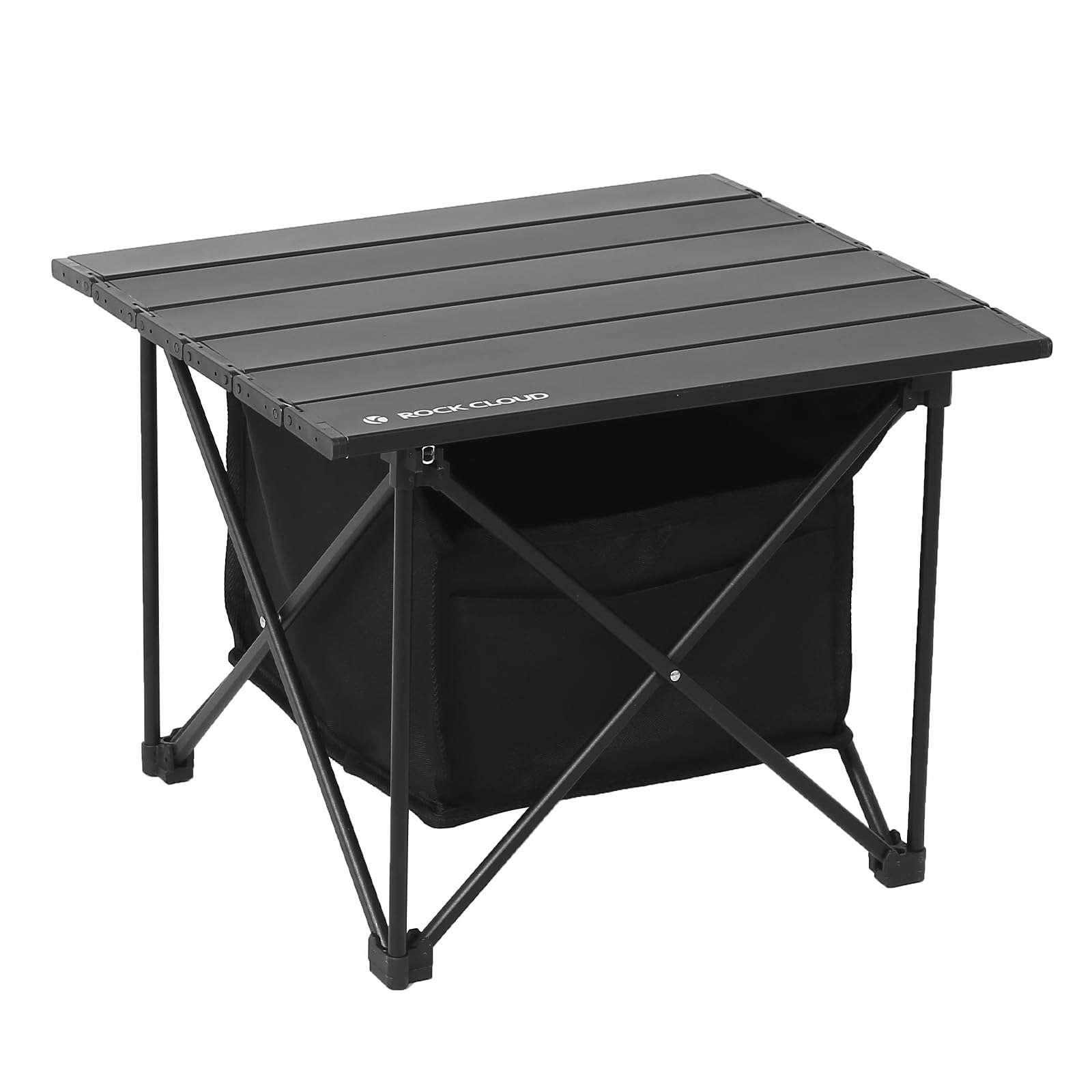 ROCK CLOUD Portable Folding Camping Table Upgrade Frame More Stable Ultralight Aluminum Outdoor Beach Table with Storage Bag for Camping Hiking Backpacking Picnic