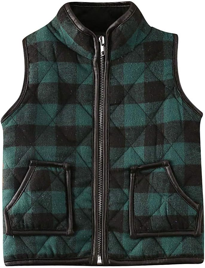 XARAZA Toddler Baby Girls Vest Outwear Jacket Sleeveless Waistcoat Warm Winter Coats