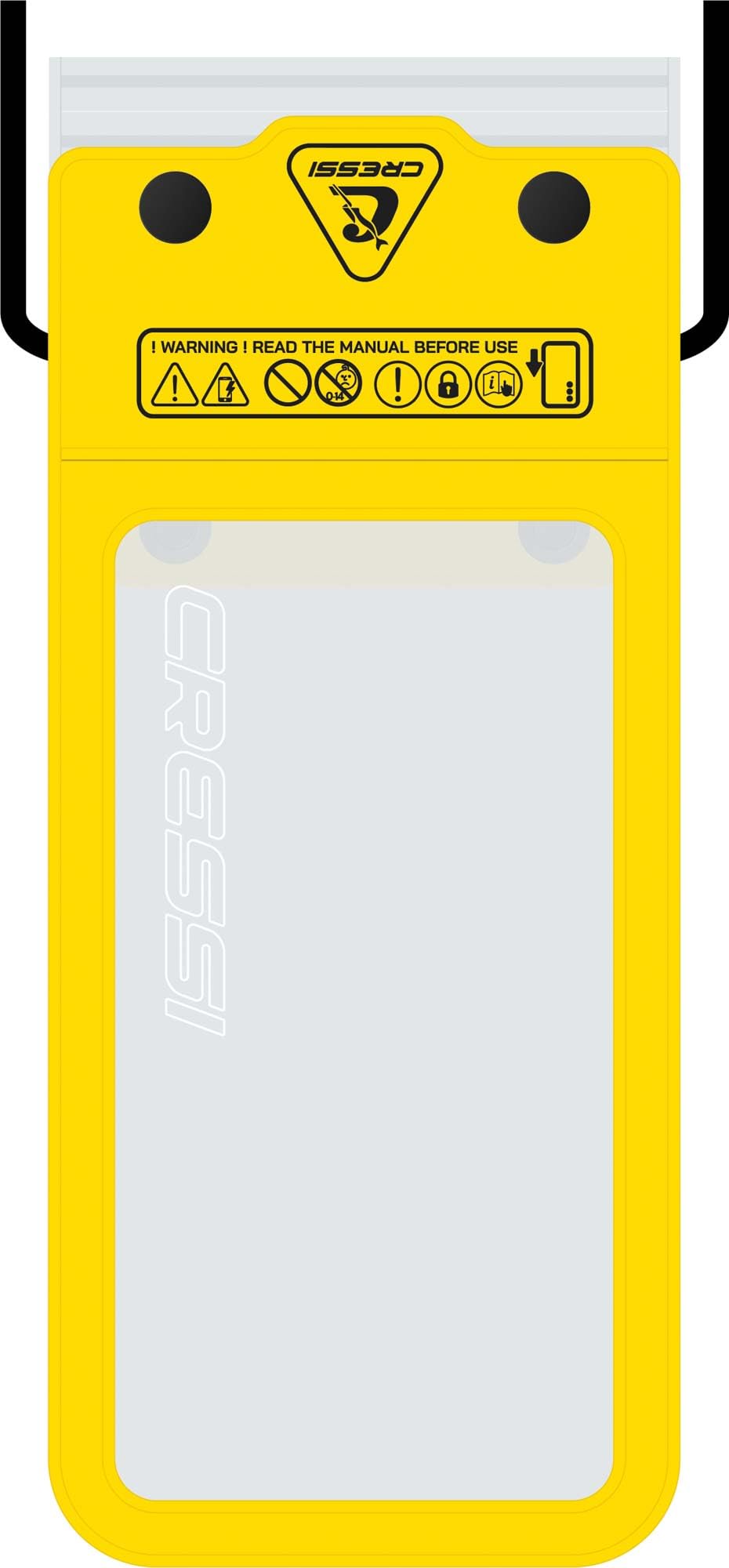 Cressi Jimmy Phone Case Yellow - Soft Waterproof Mobile Phone Case, Yellow, 7'', Adult Unisex