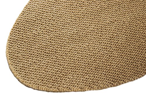 SoxsolS Antislip Cotton Flat Insert For Sockless Shoes Machine Washable Dryer Safe For Women Light Brown Size US 10 Euro 41 - Thumbnail 5