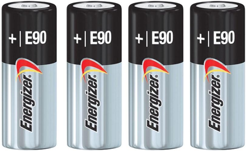 Energizer E90 Alkaline Batteries, 1.5V, LR1 N Size (Pack of 4)