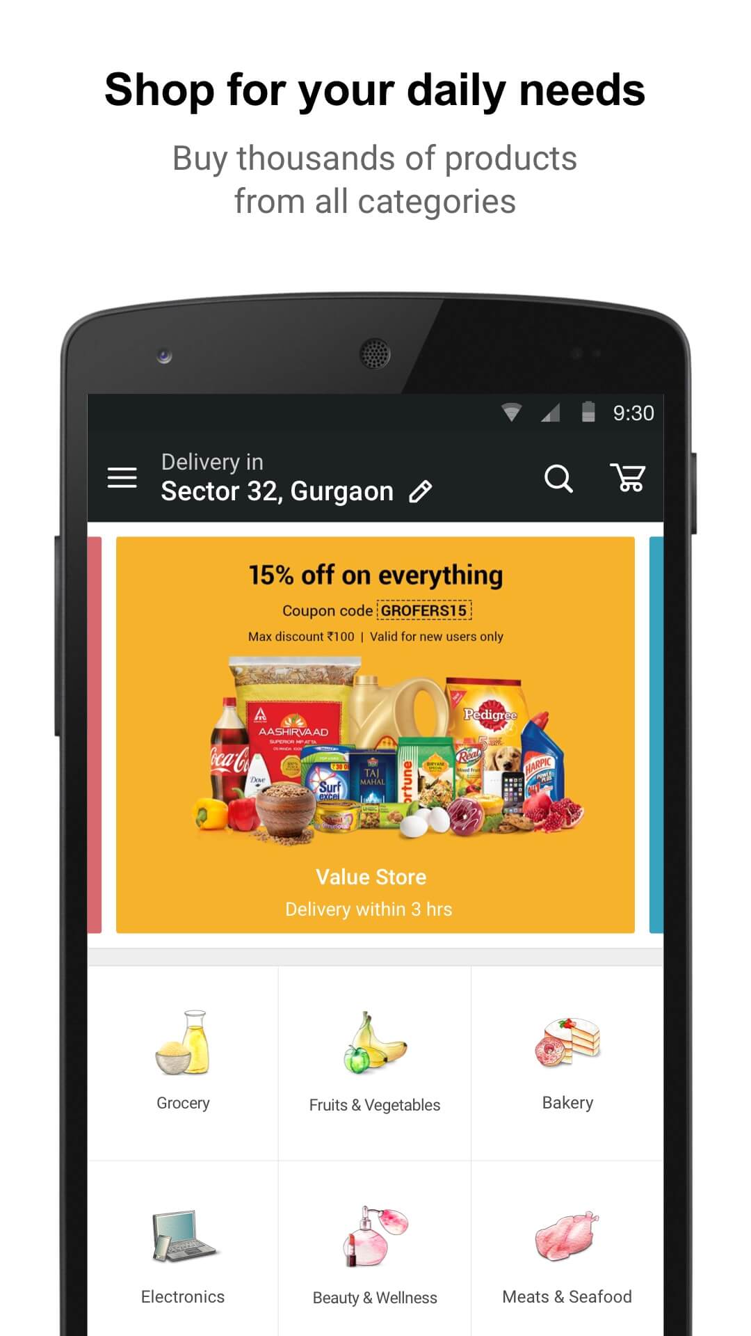 grofers coupon for new user